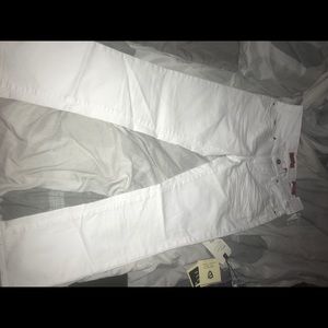 Guess white pants men